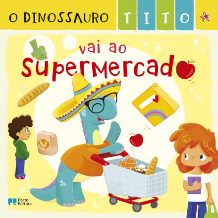 O dinossauro Tito vai ao supermercado