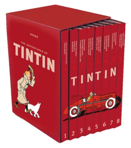 The Adventures of Tintin – Compact Editions – The Tintin Collection: 8 Book Box-Set