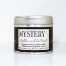 Mystery- Scented Soy Candle- Leather and Patchouli