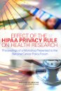 Effect of the HIPAA Privacy Rule on Health Research