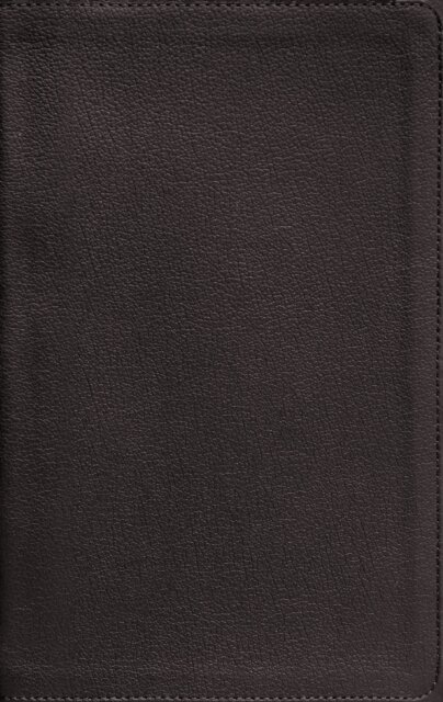 NASB, Personal Size Bible, Large Print, Genuine Leather, Calfskin, Black, Red Letter, 1995 Text, Comfort Print