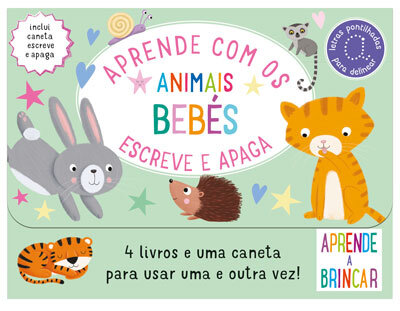 Aprende Com Os Animais Bebés - Escreve E Apaga