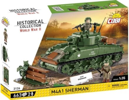 663 PCS HC WWII /3126/ M4A1 SHERMAN