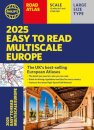 2025 Philip's Easy to Read Multiscale Road Atlas of Europe