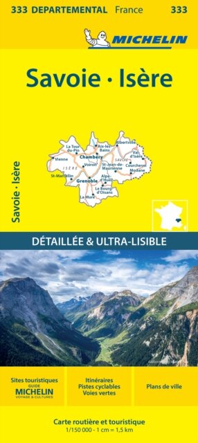 Isere Savoie - Michelin Local Map 333