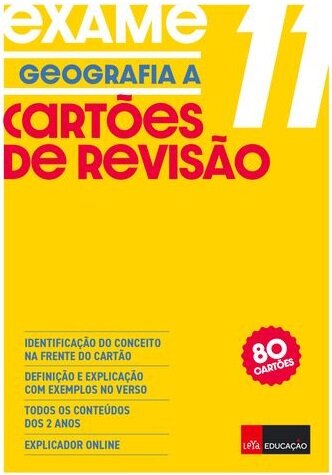 Cartões de Revisão Geografia A 11