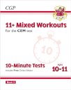 11+ CEM 10-Minute Tests: Mixed Workouts - Ages 10-11 Book 2 (with Online Edition)
