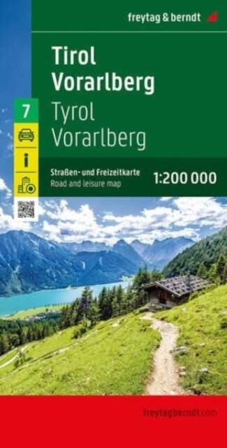 Tyrol - Voralberg Road and Leisure Map