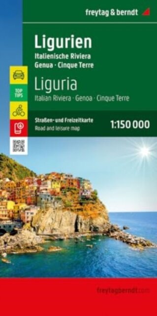 Liguria Road and Leisure Map 1:150k