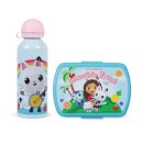 LUNCH BOX + ALUMINIUM CANTEEN 500ML GABBYS DOLLHOUSE