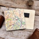 OS Map Wooden Square Magnet - Lake District National Park