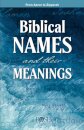 Biblical Names and Their Meanings