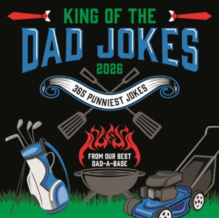 King Of The Dad Jokes Square Wall Sunday