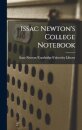 Issac Newton's College Notebook