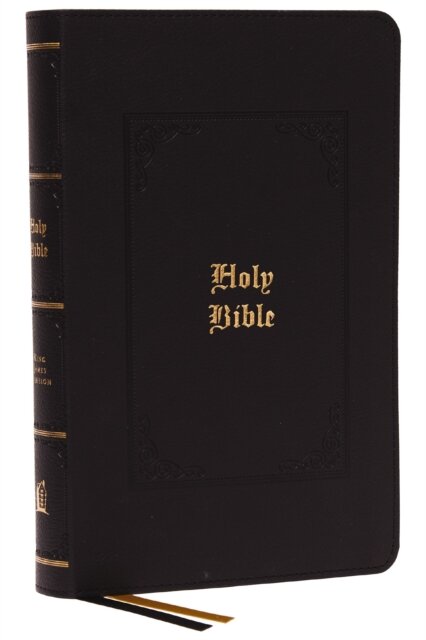 KJV, Personal Size Large Print Reference Bible, Vintage Series, Black Leathersoft, Red Letter, Thumb Indexed, Comfort Print