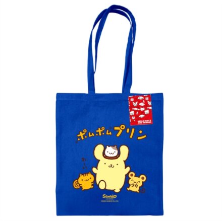 Pompompurin (4 Friends) Navy Tote Bag
