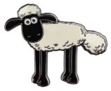 Shaun Standing Pin Badge