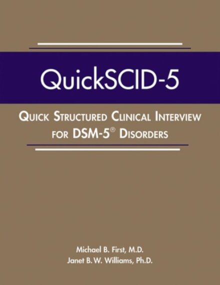 Quick Structured Clinical Interview for DSM-5 Disorders (QuickSCID-5)