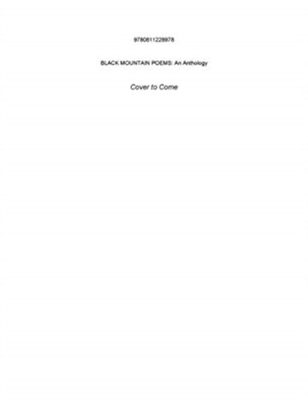Black Mountain Poems