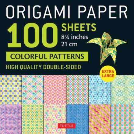 Origami Paper 100 sheets Colorful Patterns 8 1/4" (21 cm)