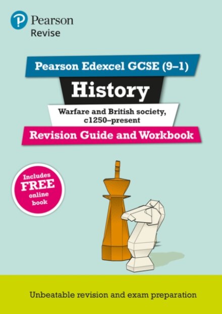 Pearson REVISE Edexcel GCSE History Warfare and British Society Revision Guide and Workbook incl. online revision - for 2026, 2027 exams