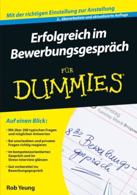 Erfolgreich im Bewerbungsgesprach fur Dummies