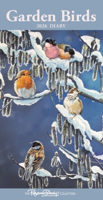 Garden Birds by Pollyanna Slim Diary 2026