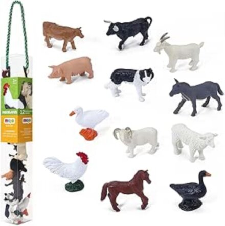 Farmland 12pc Assorted Animals