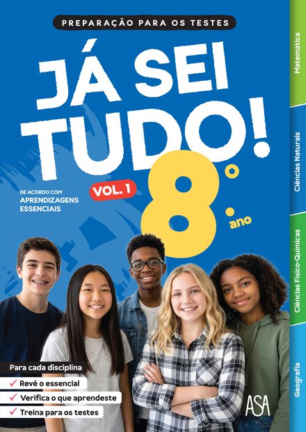 Já Sei Tudo! 8.º Ano – Volume 1