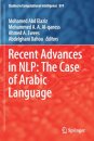 Recent Advances in NLP: The Case of Arabic Language