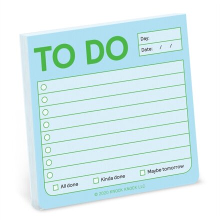 Knock Knock To Do Sticky Notes (Pastel Edition)