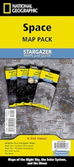 National Geographic Space (Stargazer Folded Map Pack Bundle)
