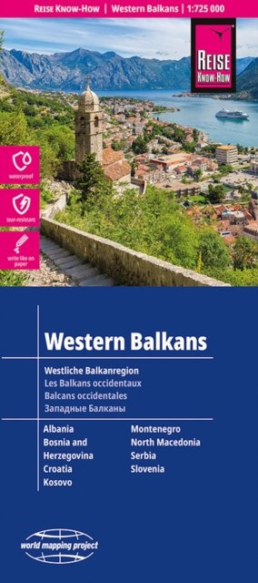 Western Balkans (1:725.000) : Albania, Bosnia und Herzegovin