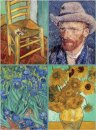 Set of Four Magnetic Notepads: Van Gogh