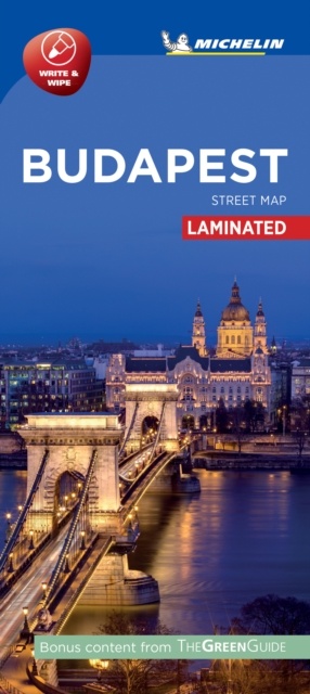 BUDAPEST - Michelin City Map 9220 : Laminated City Plan