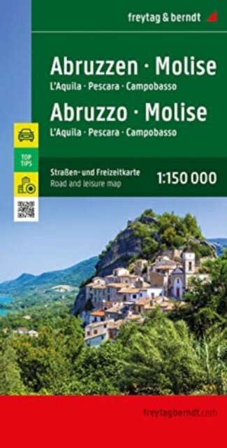 Abruzzo - Molise, Street and Activity Map 1:150.000, freytag