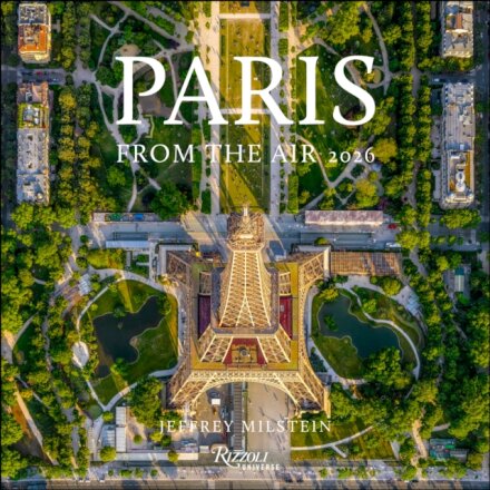 Paris from the Air 2026 Wall Calendar