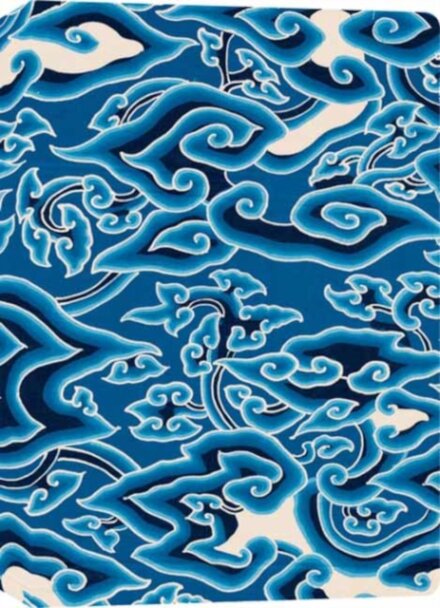 Batik 'Blue Clouds' Lined Hardcover Journal