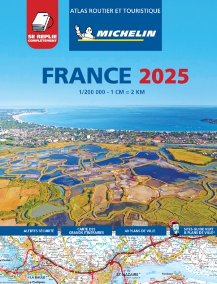 France 2025 - Tourist & Motoring Atlas Multi-flex