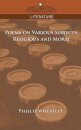 Poems on Various Subjects, Religious and Moral