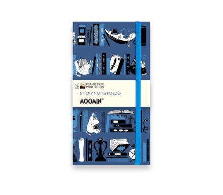 Moomin Bookshelves Flame Tree Sticky Notes Folder