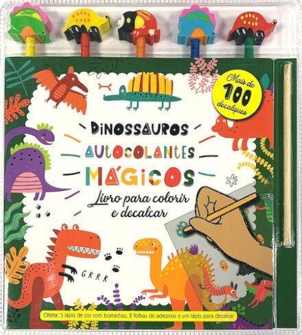 Dinossauros - Autocolantes mágicos