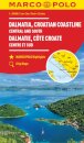 Croatia Dalmatian Coast Marco Polo Map