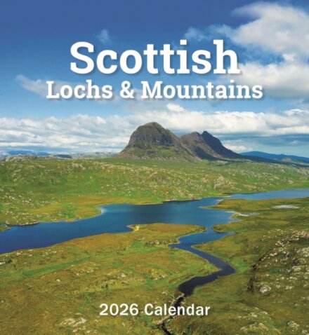 Scottish Lochs Mountains Mini Easel Desk