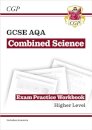 New GCSE Combined Science AQA Higher Exam Practice Workbook with CGP RevisionHub