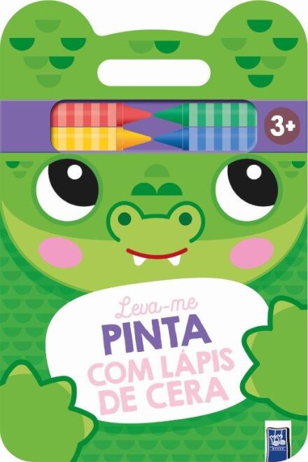 Leva-me - Pinta com Lápis de Cera: Crocodilo 3+