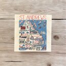 Julia Gash Wooden Coaster - St Andrews