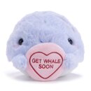 Love Hearts 7" Get Whale Soon Plush Gift