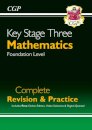 KS3 Maths Complete Revision & Practice – Foundation (includes Online Edition, Videos & Quizzes)