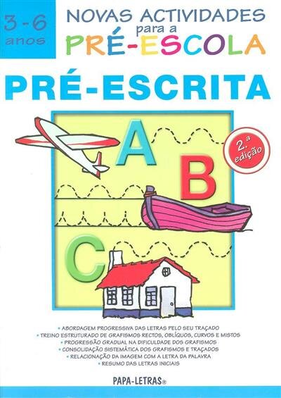 Novas Actividades para a Pré-Escola – Pré-Escrita